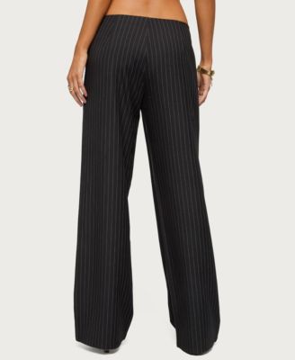 Women's Kerie Pinstripe Low Rise Pants