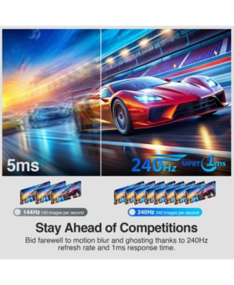 AGEX Series AG34P 34" UWQHD 3440x1440 21:9 Ultra-Wide 240Hz 1ms Curved Gaming Monitor