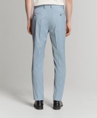 Men's Stretch Fabric Super Slim-Fit Suit Pants