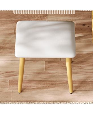 Durable Versatile Nightstand with 2 Drawers Modern Bedroom Furniture Bedside End Table