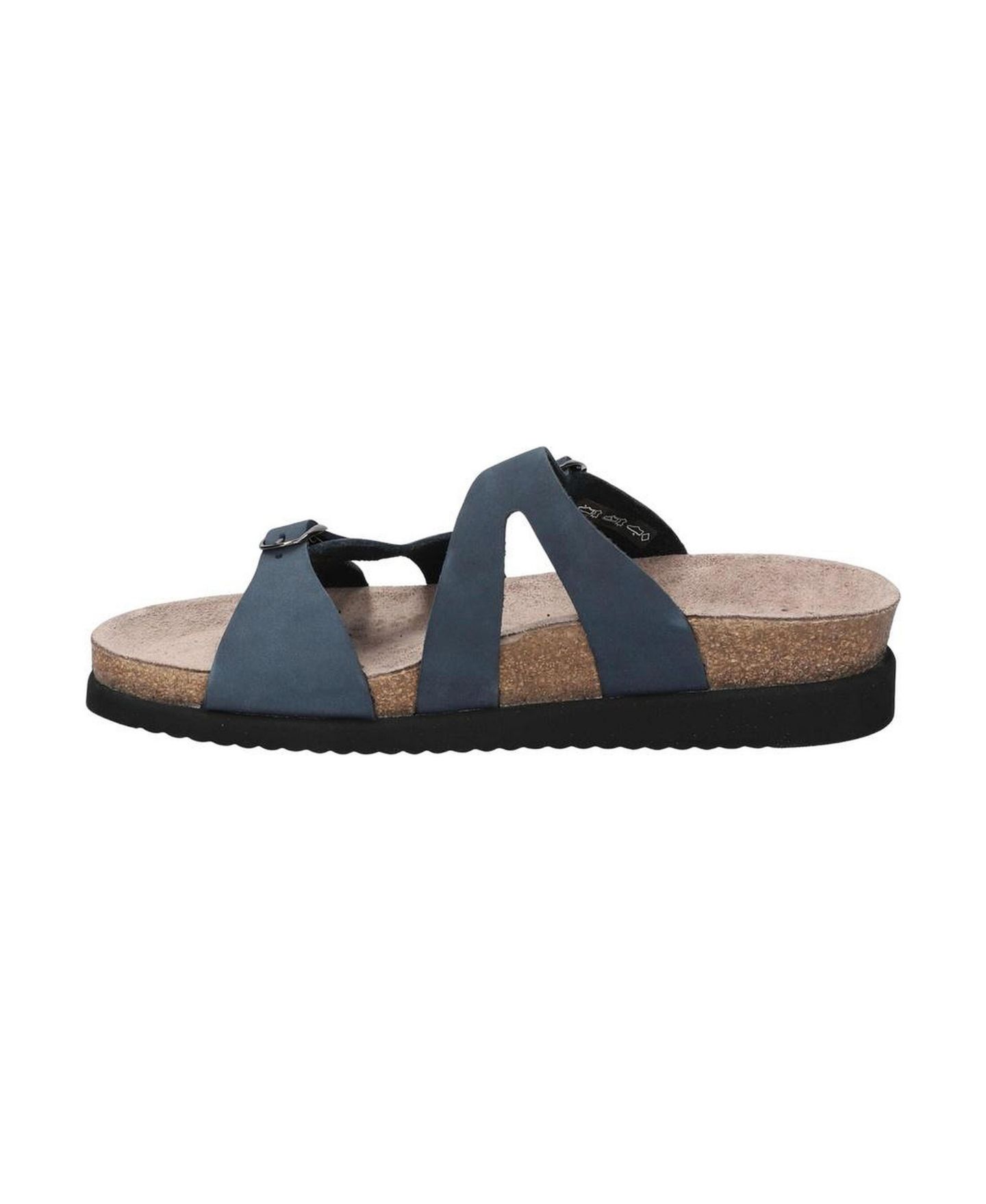 Женские сандалии Mephisto Hannel Nubuk Leather Sandal Navy, цвет: Тёмно-синий — фото 3