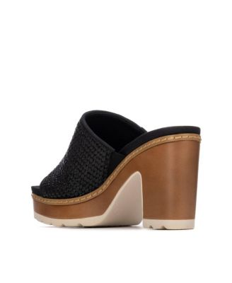 Women's Refresh Collection Block Heel Slip On Sandals