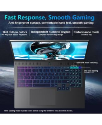 ZERO Traditional Laptop Intel Core Ultra 9 64GB RAM NVIDIA GeForce RTX 5080 2TB SSD Storage Windows 11 Home 360Hz