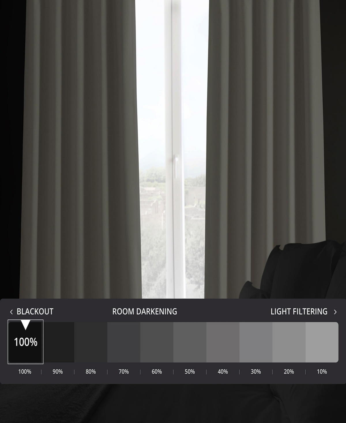 Half Price Drapes Caravan Beige Faux Linen Hotel Blackout Curtain