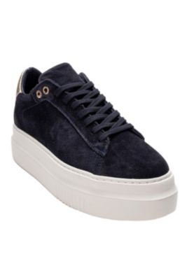 Forever & Always Women's Shoes Nera Leather Casual Sneaker