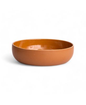 Shallow Stoneware Serving Bowl 60 oz