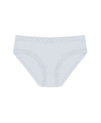 Bliss Lace-Trim Cotton Brief Underwear 3-Pack 156058MP