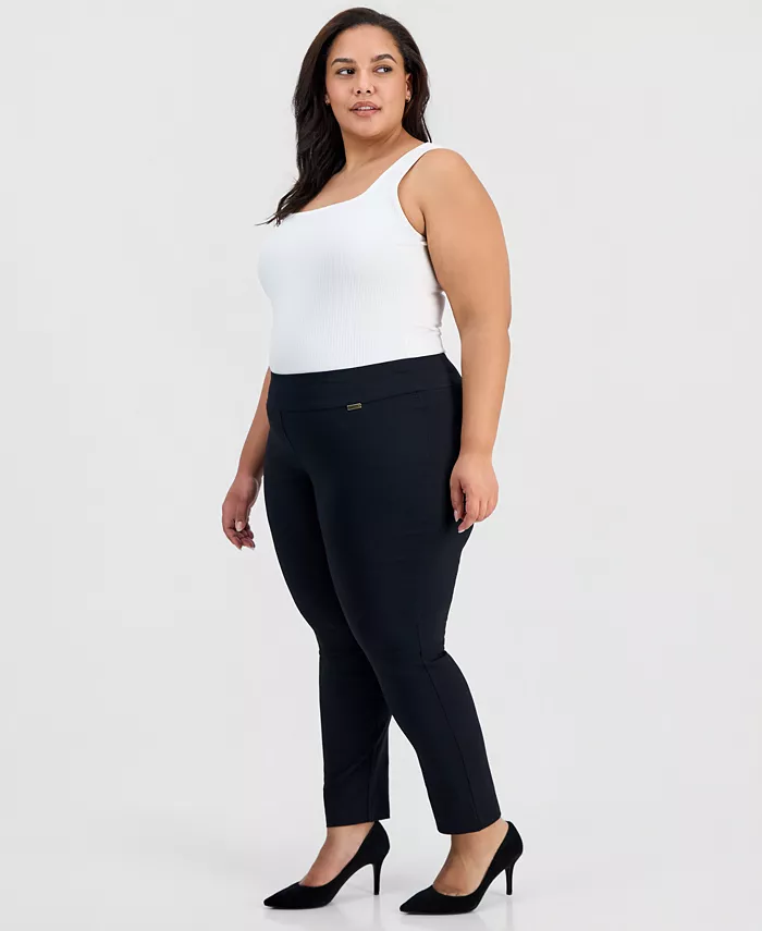Plus Size Bengaline Skinny Pants - thumbnail 4