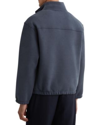 Men's Cotton-Blend Half-Zip Sweatshirt