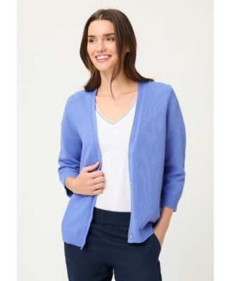 Women's Solid V-Neck Cardigan