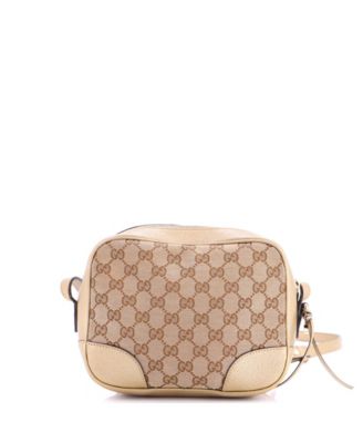 Mini Bree Disco Crossbody Bag GG Canvas with Leather