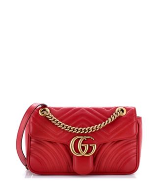Small GG Marmont Flap Bag Matelasse Leather