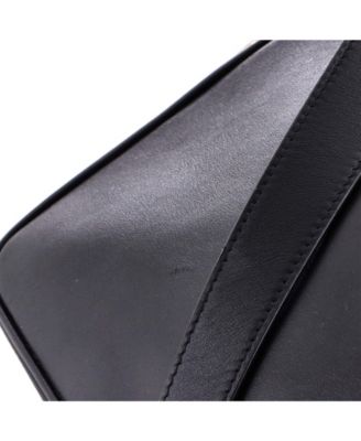 Small Logo Messenger Bag Leather