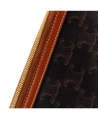 Small Zip Pouch Triomphe Coated Canvas