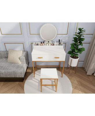 Elegant Modern Wooden Nightstand with Storage Space Natural Finish Bedside Table for Bedroom Living Room