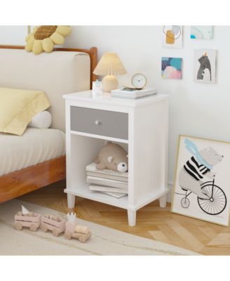 Chic Luxurious Premium Nightstand with Storage Space Bedroom Bedside Storage Table