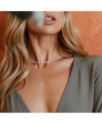 Intention Pearl Chain sterling silver