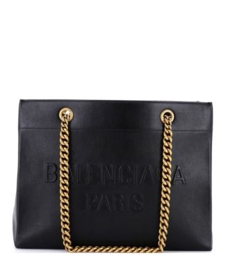 Medium Duty Free Chain Tote Leather