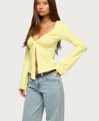 Women's Scarlette Tie Front Top