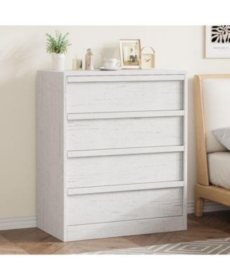 Drawers Dresser for Bedroom, Chest of Drawers with Embedded Handles Design