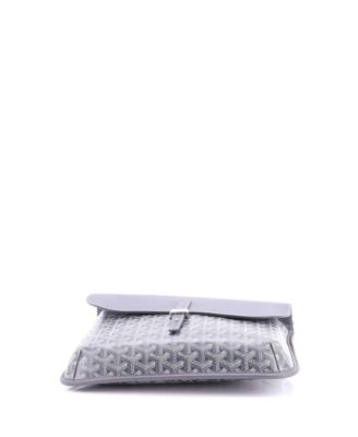 Coursier Messenger Bag Coated Canvas and Leather