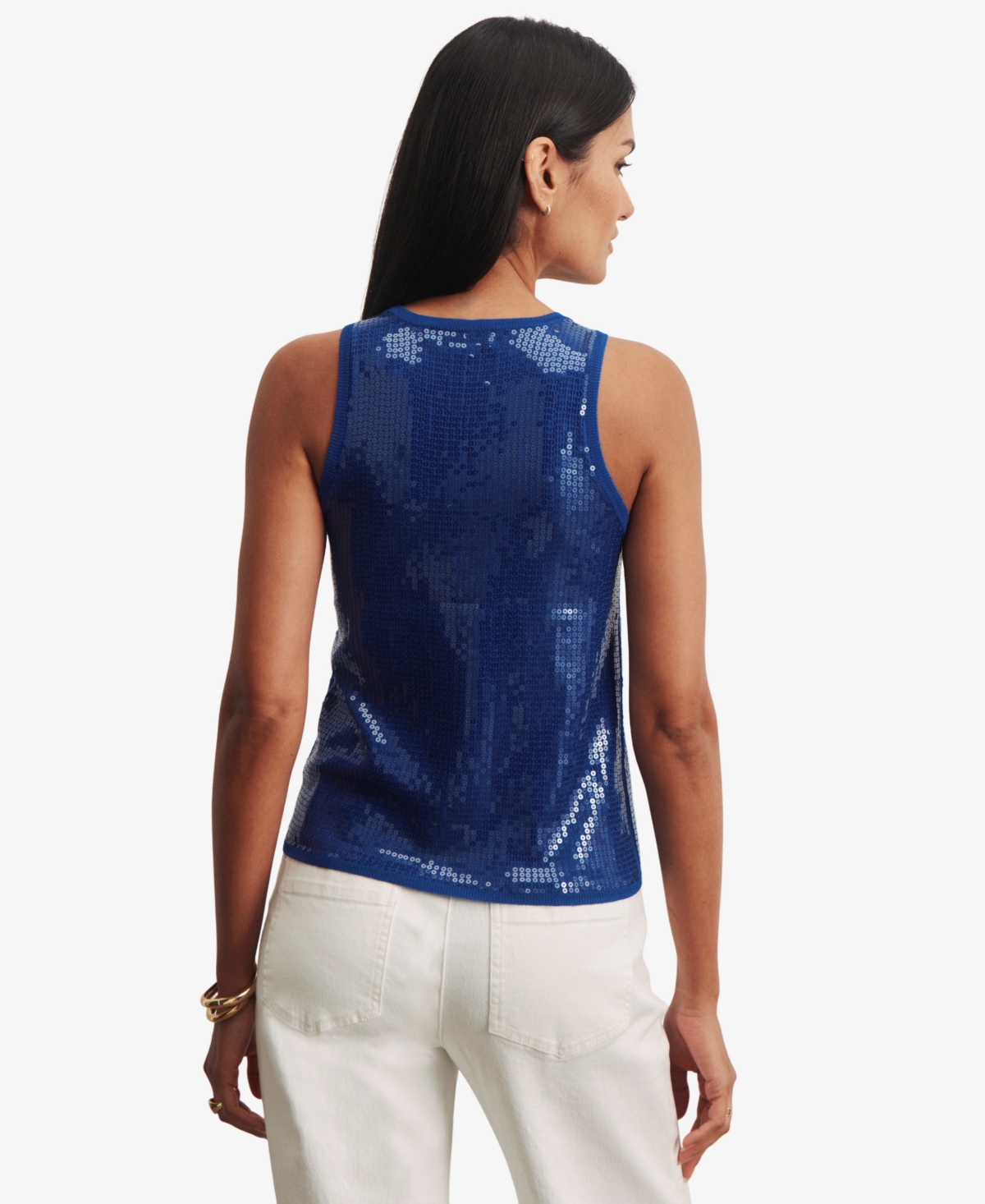 Sanctuary Women's Summer Shine Sequin Crewneck T-Shirt