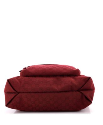 Large Front Pocket Debossed Logo Tote GG Canvas