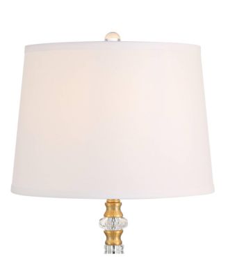Gracie 32" High Brass and Crystal 3-Way Table Lamp
