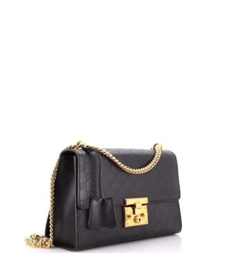 Medium Padlock Shoulder Bag Guccissima Leather