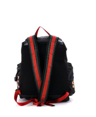 Techpack Backpack Embroidered Techno Canvas
