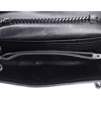 Medium Classic Monogram Wallet on Chain Matelasse Chevron Leather