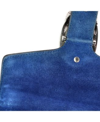 Mini Dionysus Bag Blooms Print GG Coated Canvas