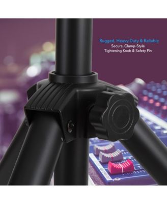 Universal Stand Kit-Height Adjustable 3.6  -5.6  Tall Sound Equipment Tripod Mount for Speakers (PMDK102)