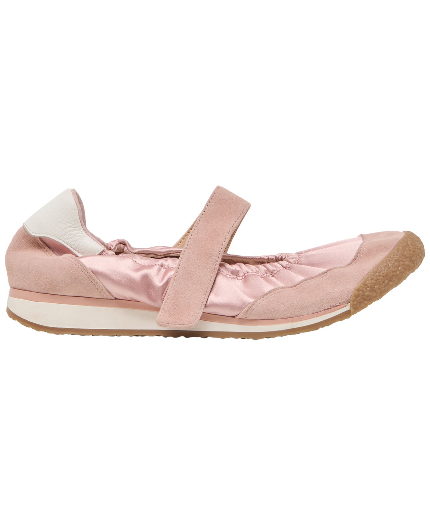 Женские кроссовки Dolce Vita Spruce Ballet Mary Jane Flat, цвет: Розовый атласный — фото 2