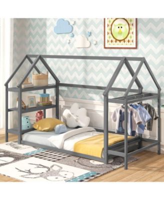 Montessori Floor Bed with Safety Rails