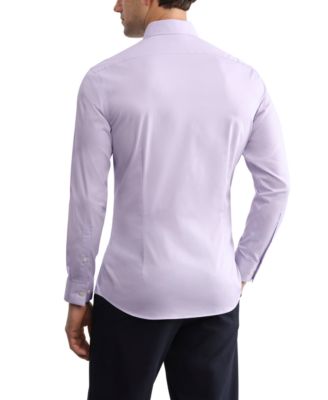 Men's Long-Sleeve Spread Collar Dress Shirt