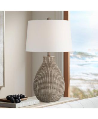 Adelyn 28" High Gourd Table Lamp with Dimmer