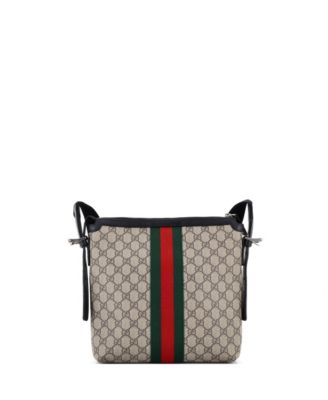 Medium Web Messenger Bag GG Coated Canvas