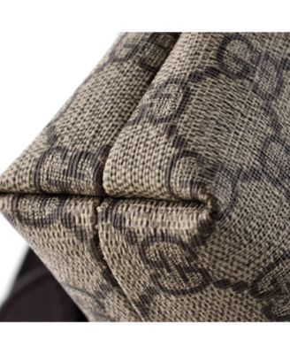 Medium Zip Top Messenger Bag GG Coated Canvas