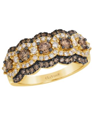 Nude Diamond (0.42 ct. t.w.) & Chocolate Diamond (0.80 ct. t.w.) Ring in 14k Honey Gold