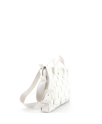 Large Stretch Cassette Briefcase Maxi Intrecciato Leather