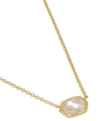 Daphne Amazonite 14k Gold-Tone Over Brass Short Pendant Necklace