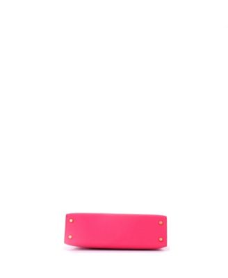 Kelly 20 Handbag Pink Epsom with Gold Hardware