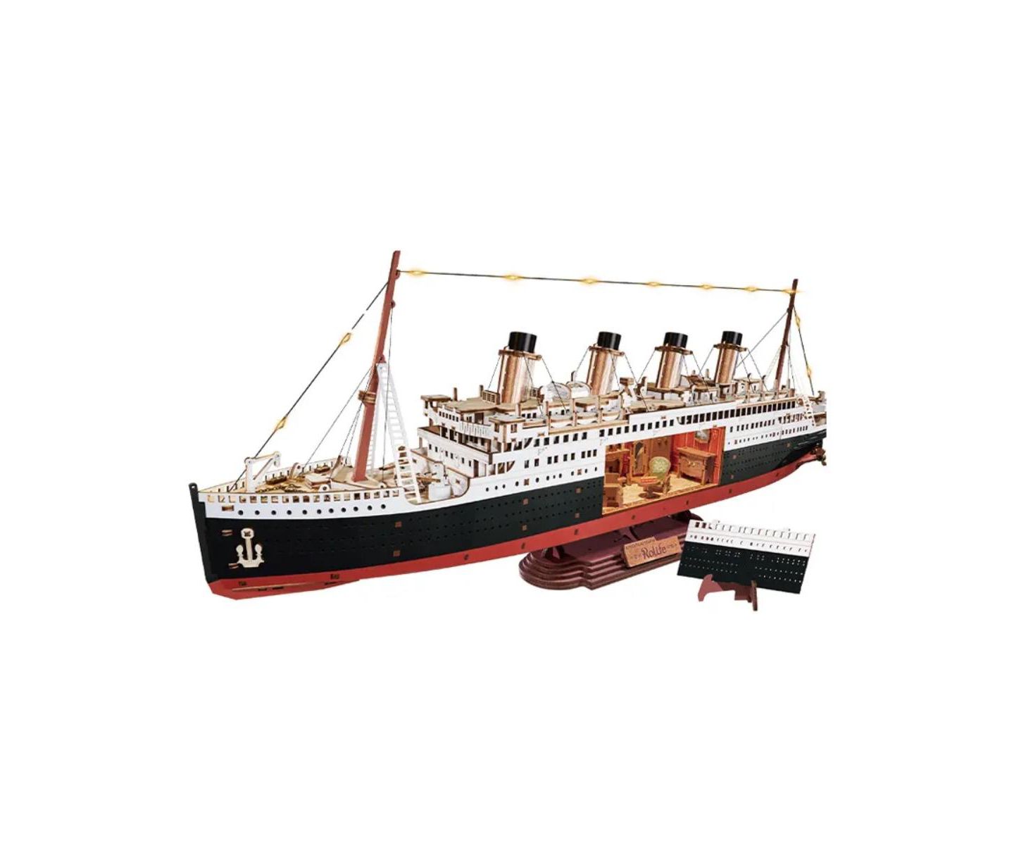 Детская игрушка Flash Popup 3D Puzzle 1912 Ocean Liner 433pcs DIY Lights Up — фото 1