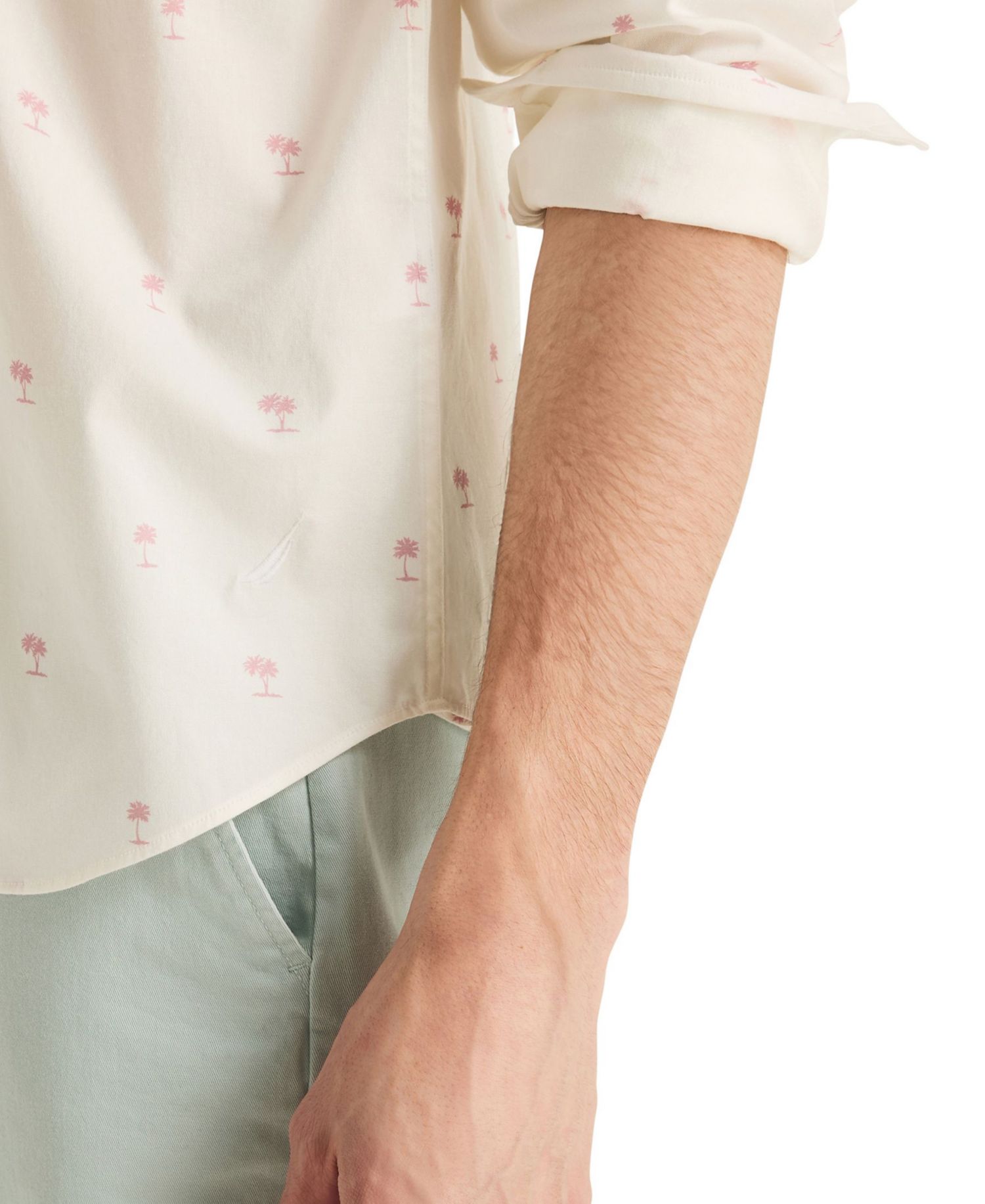 Men's Long-Sleeve Oxford Print Shirt