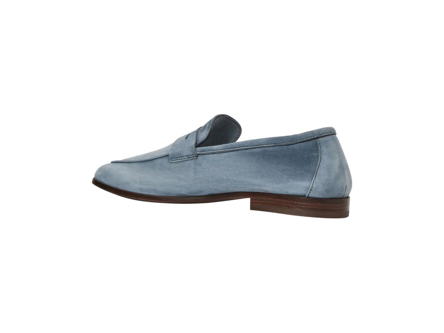 Мужские туфли Aquatalia Slip-On Round-Toe, цвет: Замшевый — фото 6