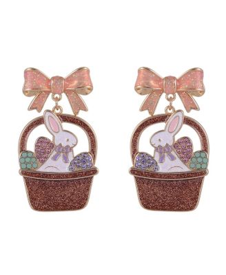 Easter Basket and Bunny Earrings