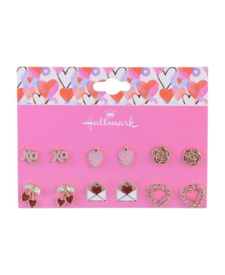 6-pack Earring Set Brass Material