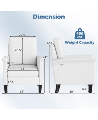 Farmhouse Floral Accent Chair with Solid Wood Legs and High Back