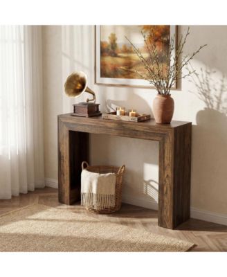 41.3 Inch Console Table, Narrow Entryway Table, Small Sofa Table Behind Couch